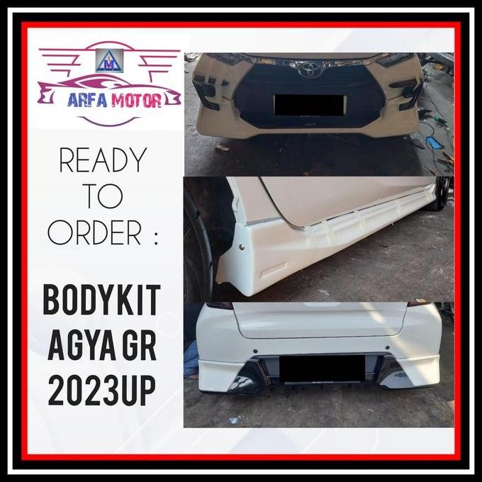 * Bodykit Agya 2023 2024 Model Gr Trd Bodykit Toyota Agya 2023 2024 Gr Plastik