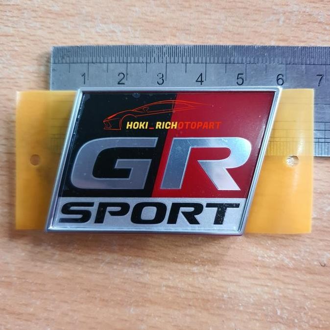 Emblem Logo GR Sport Bagasi belakang Fortuner 2021 Original