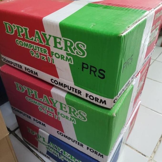 

Continuous Form Kertas Komputer NCR D'PLAYERS 9.5 x 11 5 Ply : 2 / PRS