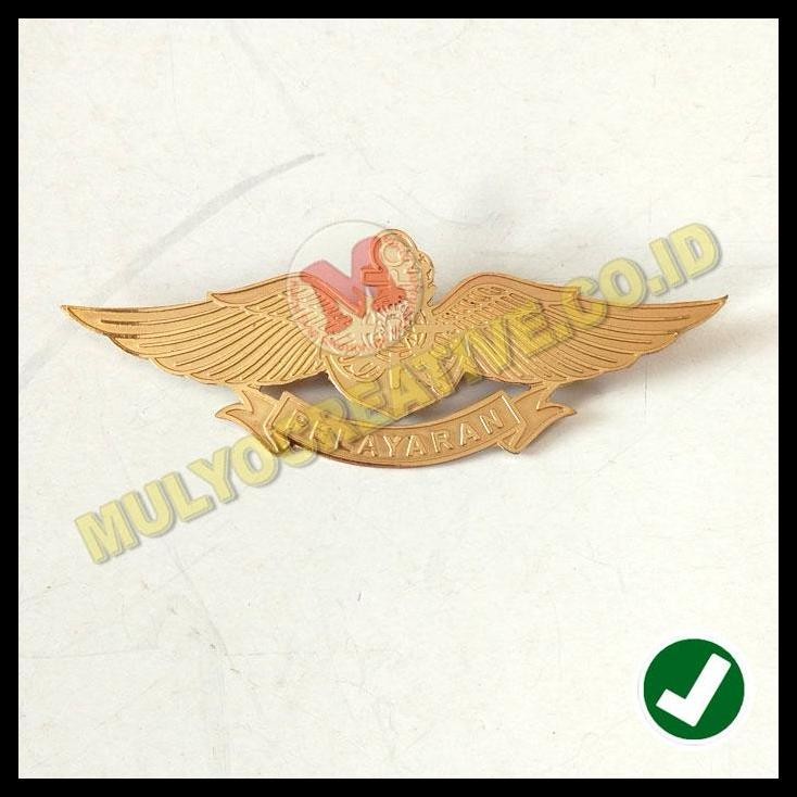 TERMURAH WING LOGO PELAYARAN ATRIBUT SEKOLAH PELAYARAN NASIONAL 