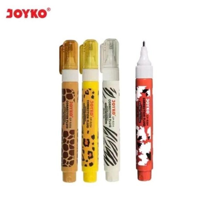 

Up ( 3 Pcs) Tipex Cair Joyko Motif Hewan / Correction Fluid Cf-S224 Kuning Merah Metal