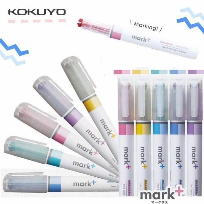 

Kokuyo Mark+ Two Tone Color Highlighter