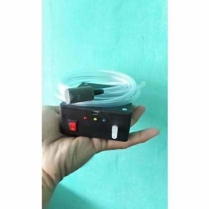 AERATOR CAS CHARGER 30 JAM MINI PUMP GELEMBUNG AQUARIUM PORTABLE