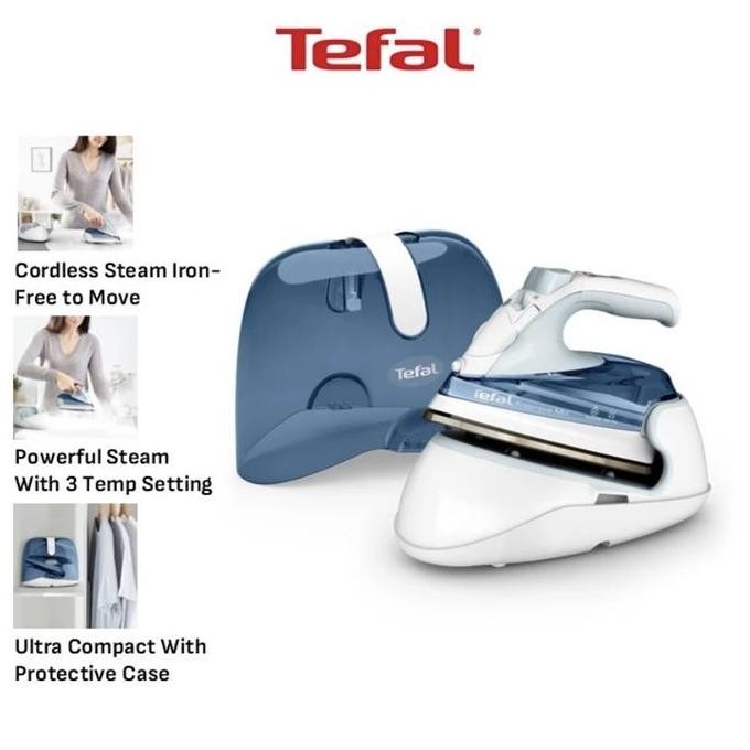 

Tefal Freemove Mini Cordless Steam Iron FV6230 Powerful 1650W, Lightweight
