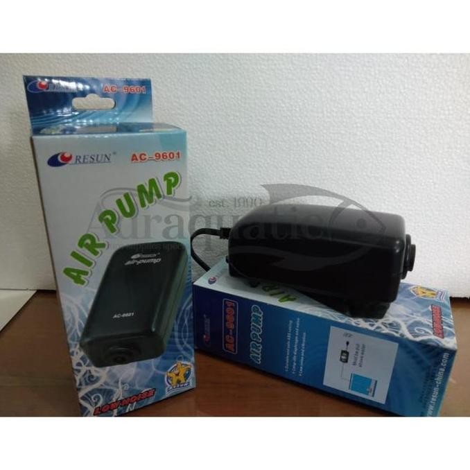 RESUN AC-9601 AIR PUMP AERATOR POMPA UDARA AQUARIUM KOLAM KOI
