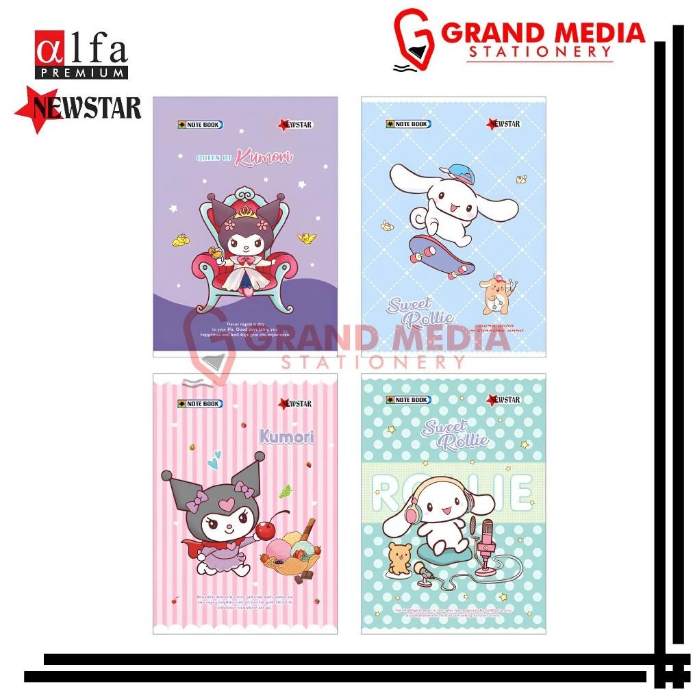 

[GRAND MEDIA] Buku Tulis ALFA PREMIUM / New Star ISI 38 Lembar / 1 Pack