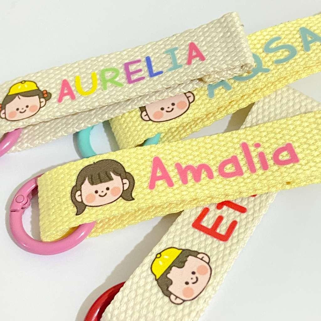 Gantungan Kunci Nama Anak / Bagcharm / Gantungan Kunci / Gantungan Nama Custom / Gantungan Tas