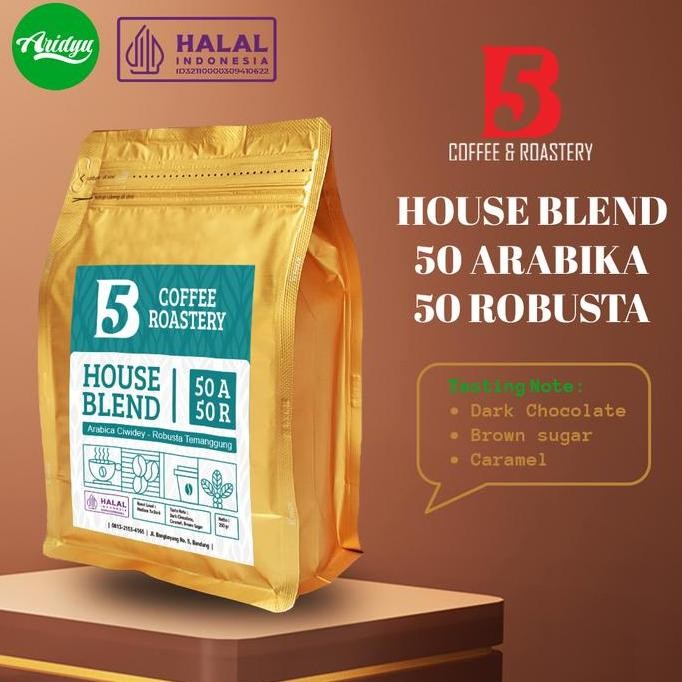 

*#*#*#] Kopi House Blend 50% Arabika 50% Robusta - 250gr - Med To Dark Roast