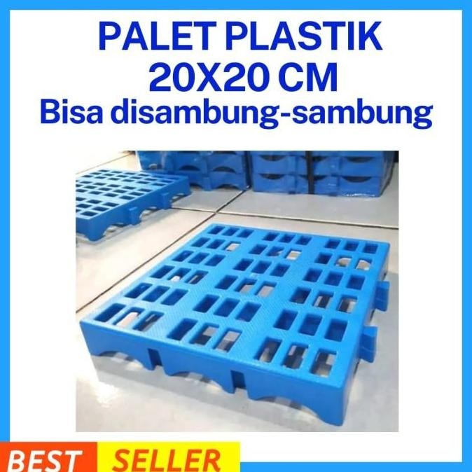 PALLET PLASTIK BARU - TATAKAN ALAS BARANG GUDANG / BERAS / NON BEKAS