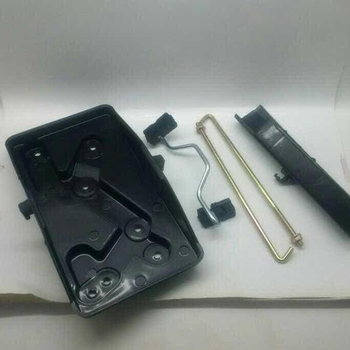 TATAKAN DUDUKAN AKI MOBIL AVANZA XENIA KOMPLIT - ALAS ACCU MOBIL