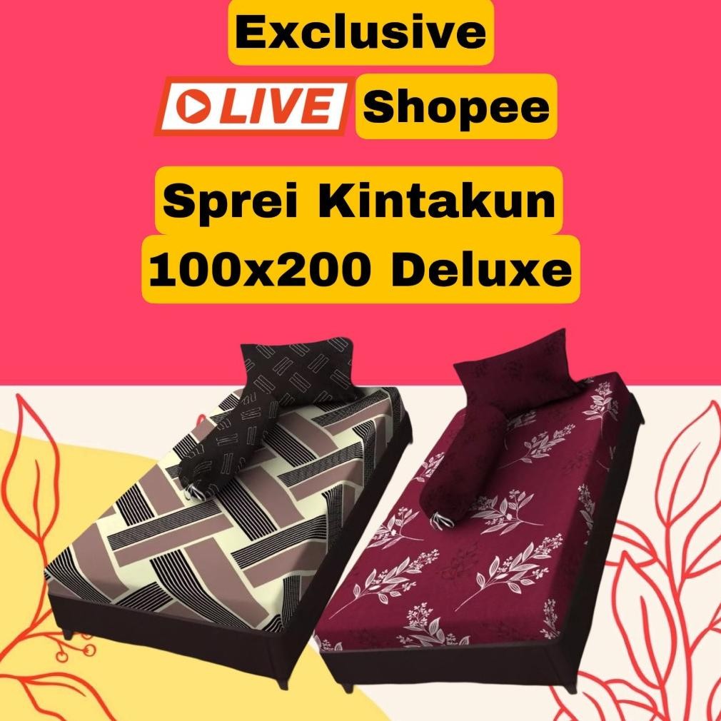 Motif Terbaru  Kintakun Sprei Deluxe 100x200 / Sprei Anak / Sprei Kosan
