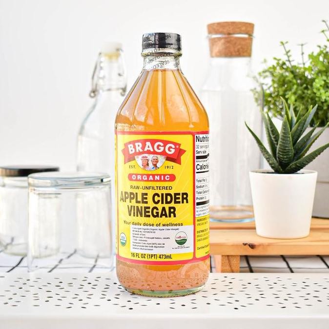 

Bragg Apple Cider Vinegar ( Cuka Apel ) 473 Ml Natural