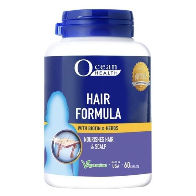 

OCEAN HEALTH Hair Formula 60s / Suplemen Untuk Pertumbuhan Rambut