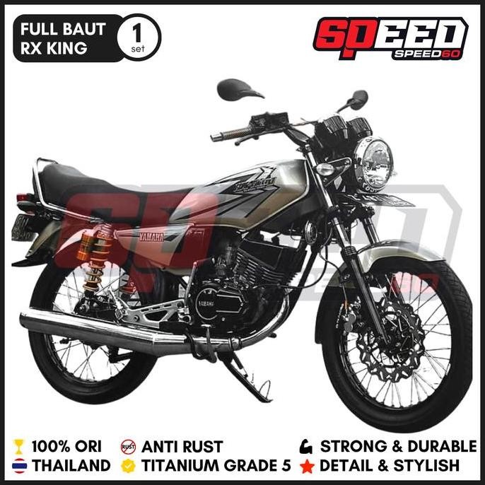 Titanium Full Set Baut Probolt RX King Probolt Grade 5 King Nut