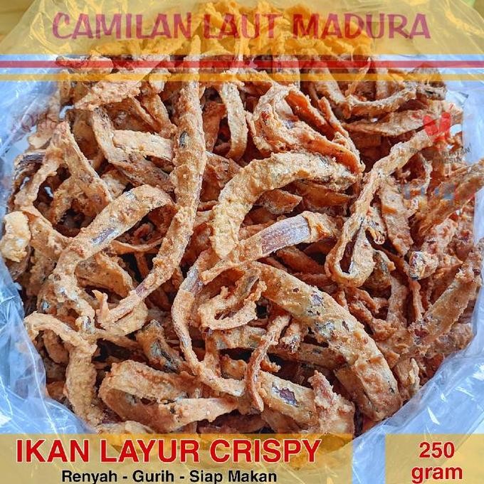 

Ikan Layur Crispy Gurih Renyah Siap Makan 250 gram Asli Alami Camilan Laut Madura Teman Santai Cocok Buat Oleh Oleh Khas Makanan Snack Food Asin Keripik Cemilan Masakan Fish Pedas