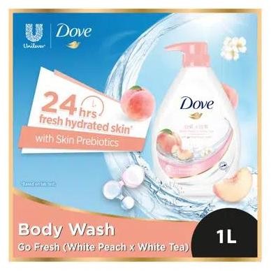 

Dove Go Fresh Body Wash - White Peach x White Tea 1L