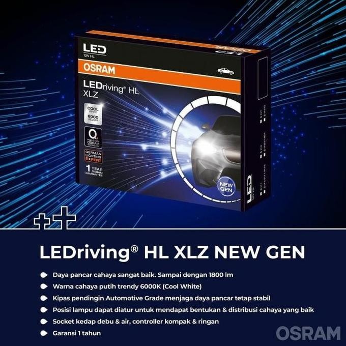 OSRAM LED H11 XLZ NEW GEN GARAI - LAMPU LED H11 MOBIL OSRAM NEW GEN