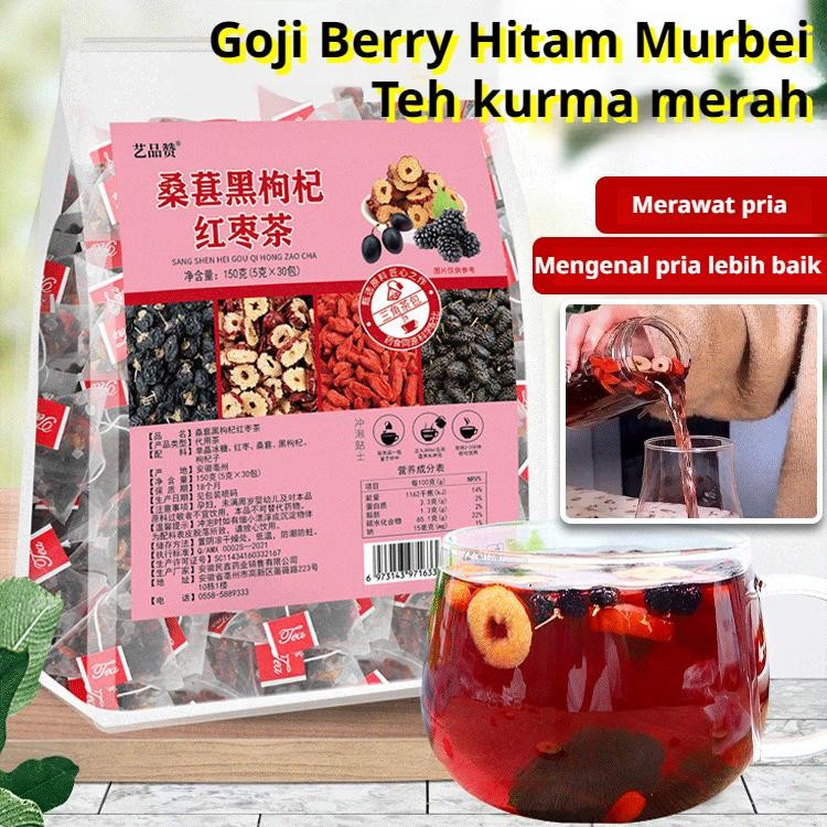 

FM Beli 2 Gratis 1Teh Wolfberry Hitam, Murbei Dan Kurma Merah/Teh Beraroma Murbei Dan Wolfberry/Teh Wolfberry Kemasan Individual/Teh Bergizi Pria/Teh Kurma Merah Kesehatan/Teh Beraroma Energi