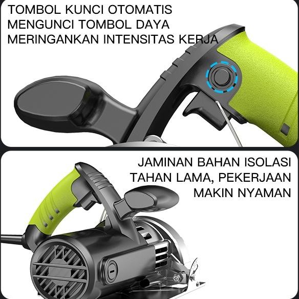 ZPER CIRCULAR SAW MESIN POTONG KAYU GERGAJI KAYU SUPER TAJAM LISTRIK TABLE SAW ZP017