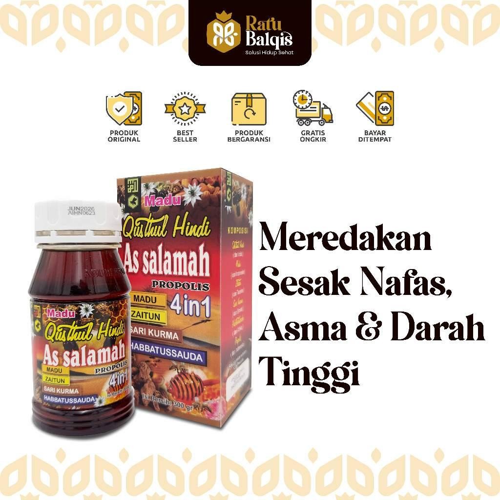 

FM Madu 4 In 1 Plus Qustul Hindi As Salamah 300 Gram