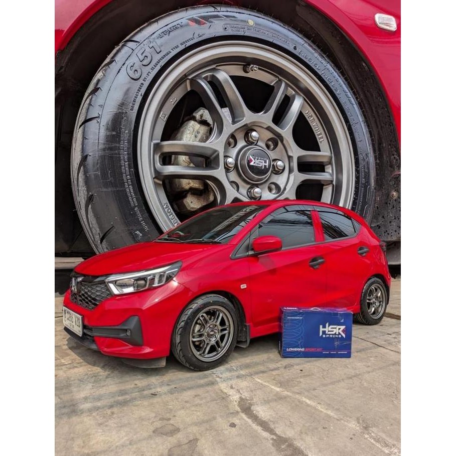 LOWERING KIT HSR RED HONDA BRIO new
