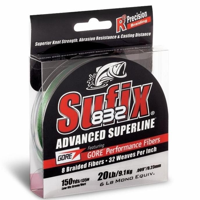 NEW 65LB - 300YRD SUFIX 832 ADVANCED SUPERLINE PE BRAID