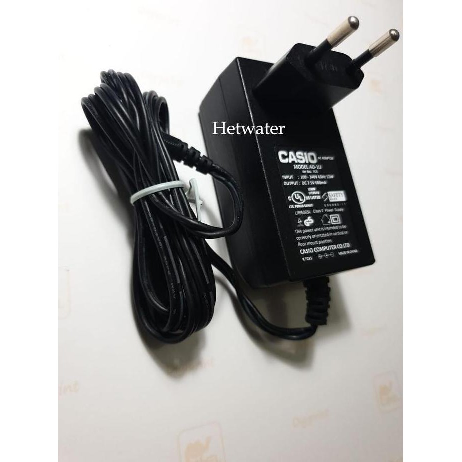baru Adaptor Casio SA 21 SA 35 SA 45 SA 75 Power Supply AD-1 Power 7.5V