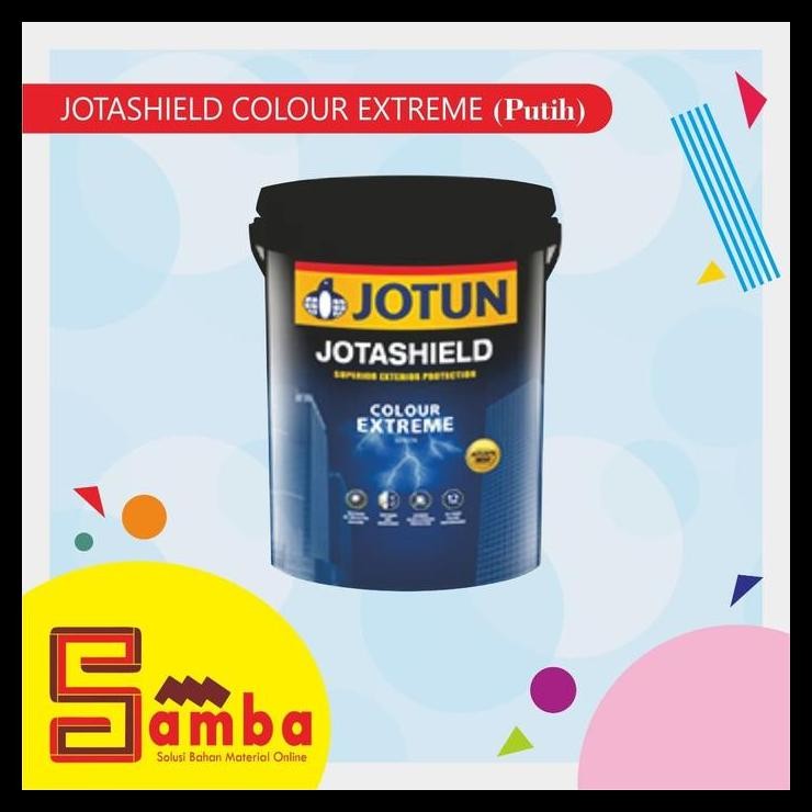 TERBARU JOTUN JOTASHIELD EXTREME PUTIH / JOTASHIELD WHITE 2,5 LTR / CAT TEMBOK 