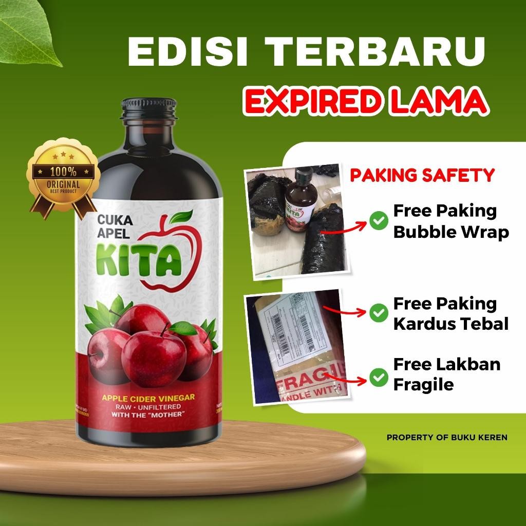 

FM Cuka Apel Kita Asli Apple Cider Vinegar Asli