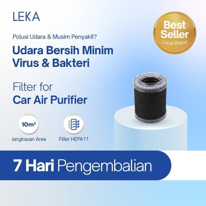 Leka Ap7706 Car Air Purifier - Replacement Filter Hepa11 Carbon