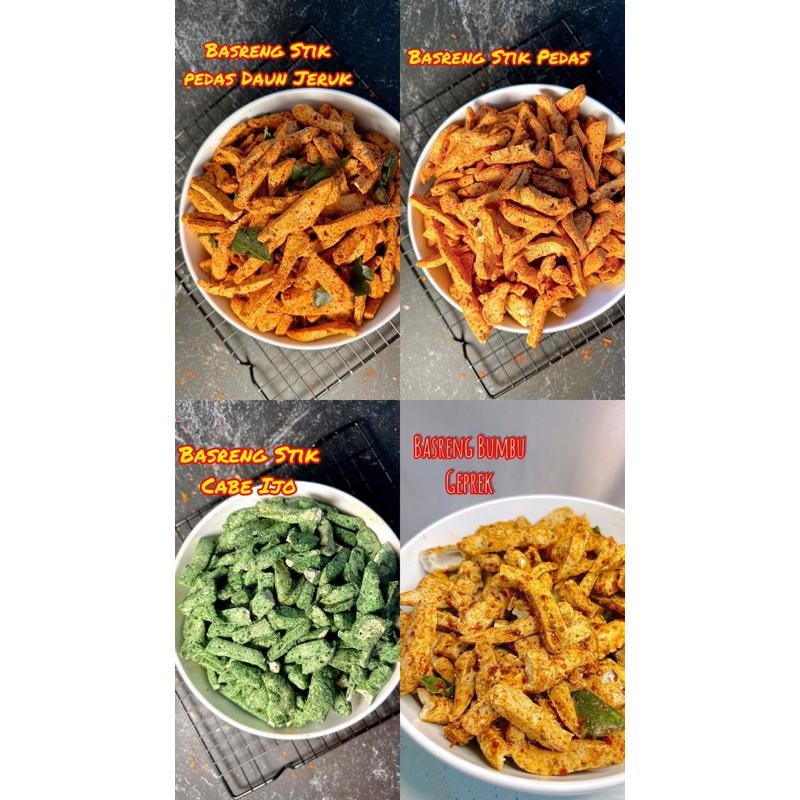 

FM Basreng 1 kg Stik Pedas / Pedas Daun Jeruk / Cabe Hijau Ijo / Geprek / Pipih Pedas Daun Jeruk 1 KG
