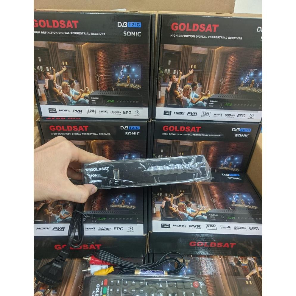 NEW Set Top Box Goldsat Sonic Wifi Rekam TV [terbaik][terlaris]