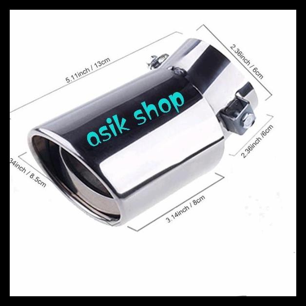 TERBARU KNALPOT MOBIL BRV MUFFLER STAINLISE MODEL BENGKOK 