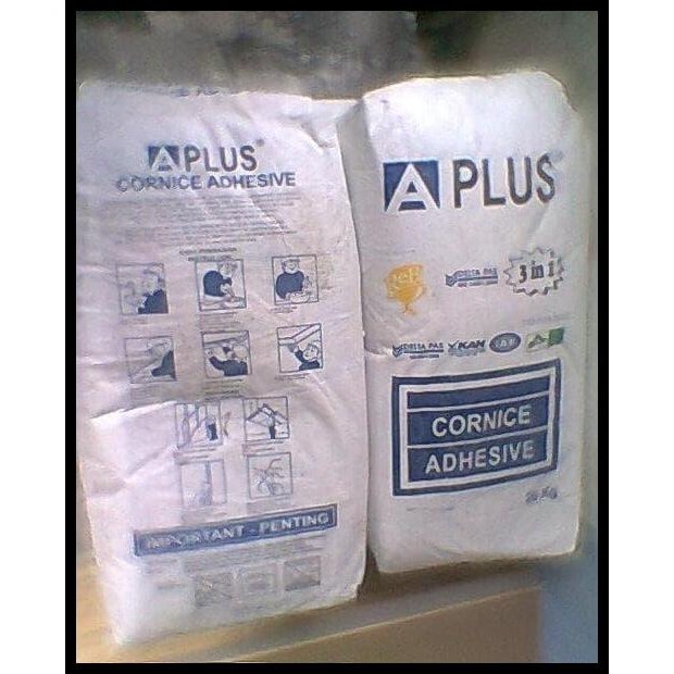 TERBARU COMPOUND APLUS 20 KG GYPSUM / KOMPON APLUS 20KG/ CORNICE GYPSUM 20 KG 