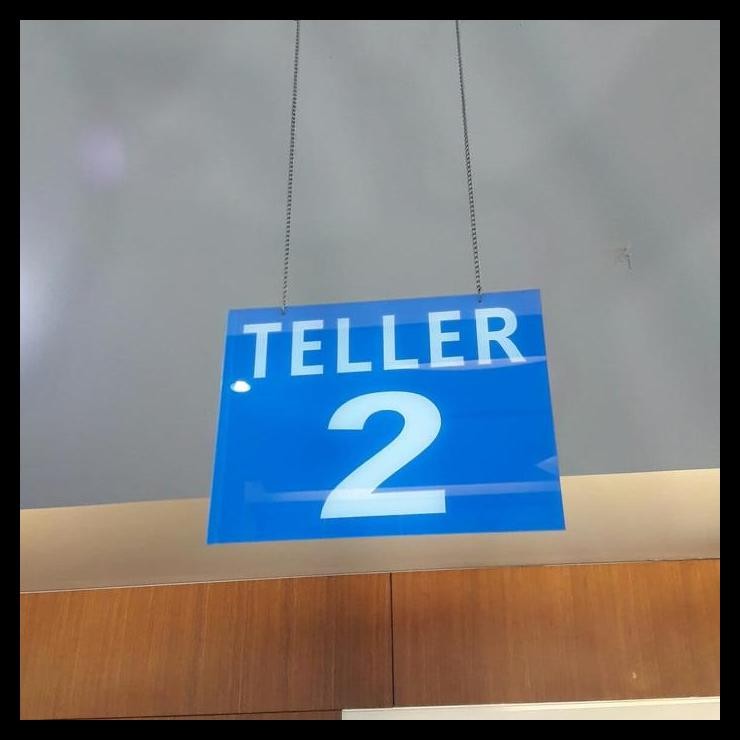 

TERMURAH ACRYLIC AKRILIK NAMA TELLER BANK CUSTOMER SERVICE !!!!!