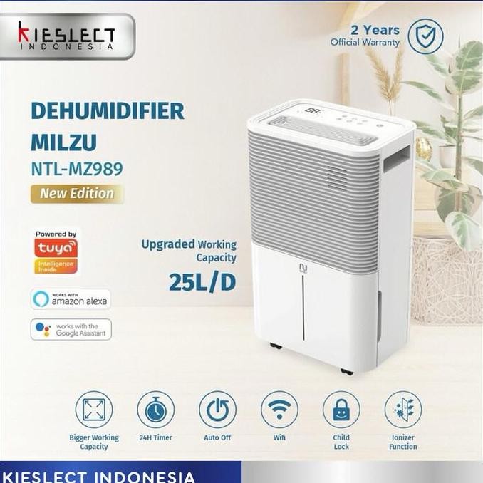 Notale Milzu Smart Dehumidifier 20L/hari with Wifi Better Deerma DT16C