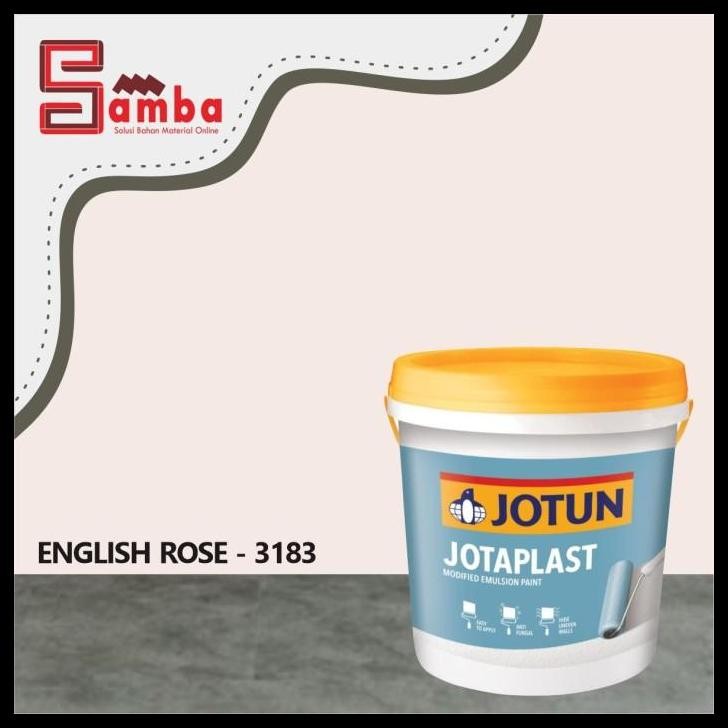 DISKON JOTUN 3183 ENGLISH ROSE JOTAPLAST 26KG / CAT TEMBOK INTERIOR