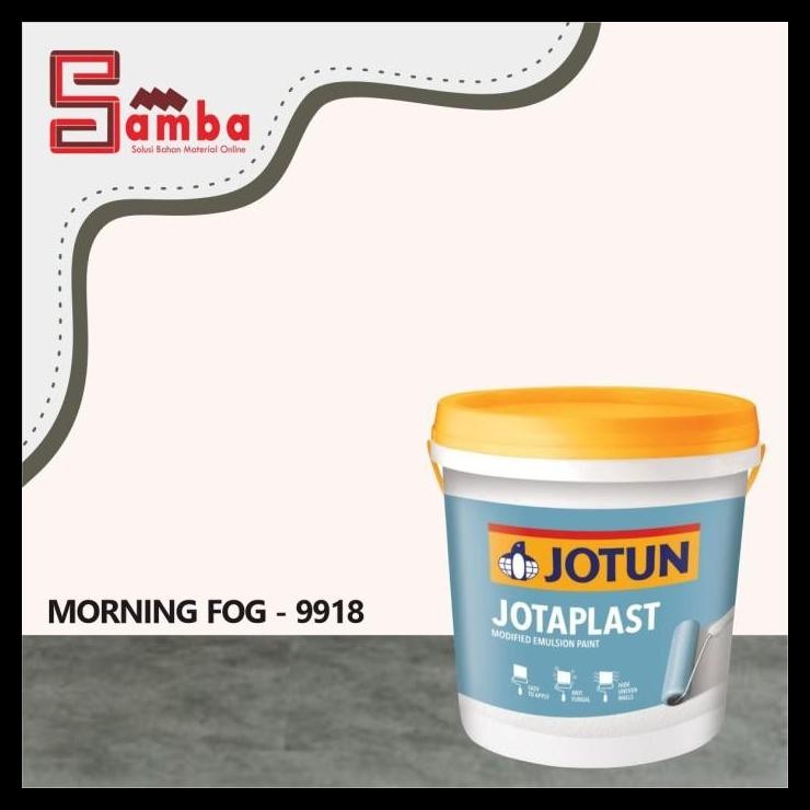 TERBARU JOTUN 9918 MORNING FOG JOTAPLAST 26KG / CAT TEMBOK INTERIOR 