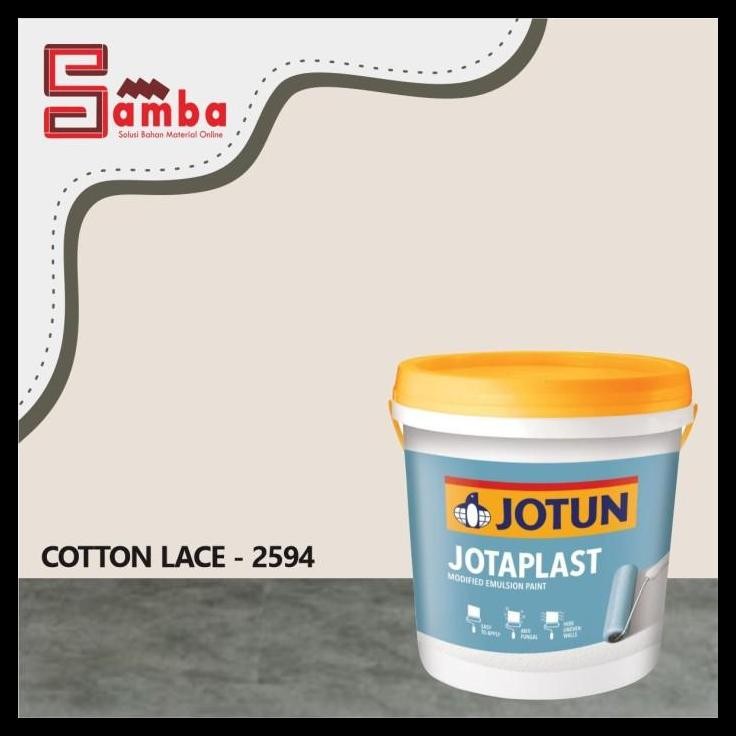 TERMURAH JOTUN 2594 COTTON LACE JOTAPLAST 26KG / CAT TEMBOK INTERIOR