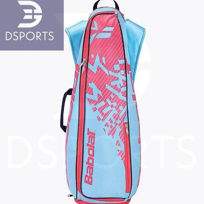 Babolat Backracq Blue pink Bag Badminton Tennis Backpack Ransel Tenis