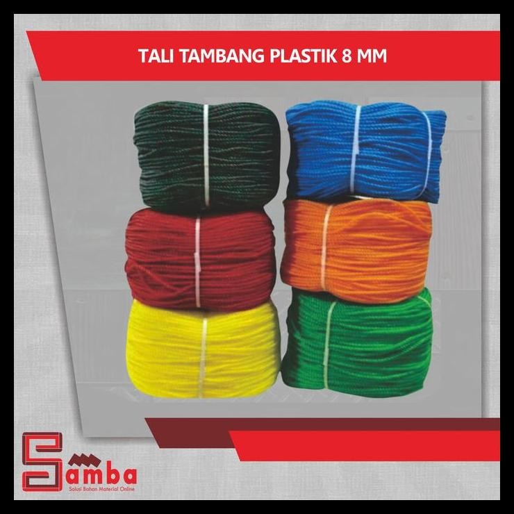 

BEST DEAL TALI TAMBANG PLASTIK 8 MM !!!!!!