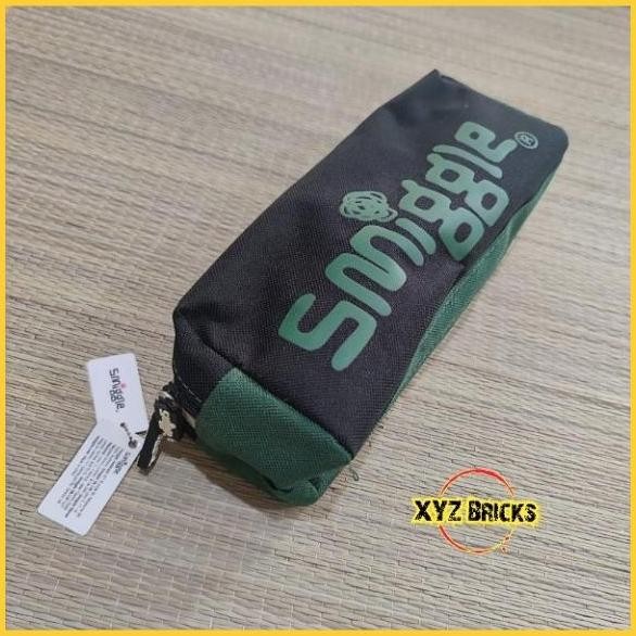 

NEW SMGLE 443379 - BLOCK TWIN ZIP PENCIL CASE GREEN