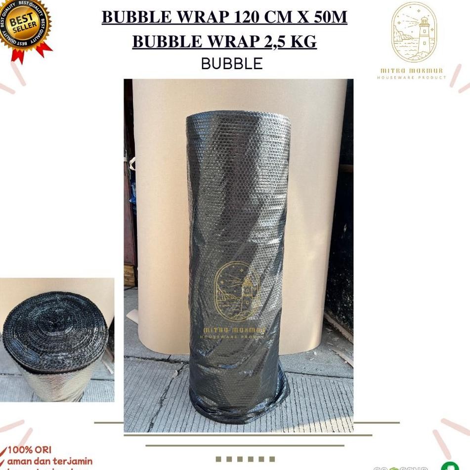 

[Sale] Bubble Wrap Tebal Murah 2,4-2,5 Kg / Bubble Wrap Gullungan 50M X 125Cm Viral