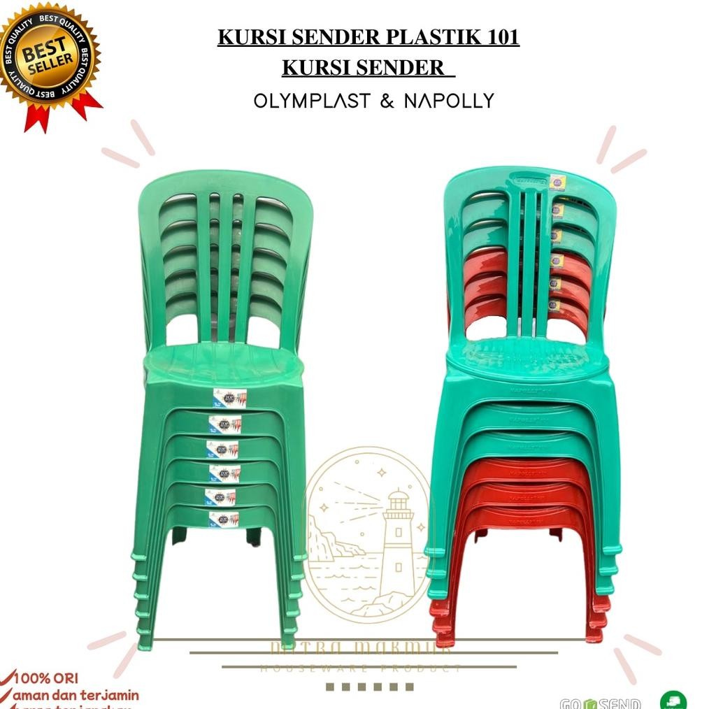 Kursi Sender 101 Napolly - Olymplast / Kursi Sender Plastik Bangku Kondangan Partai Ready