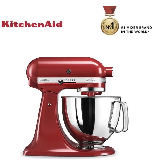 

KitchenAid Artisan 4.8L Tilt Head Stand Mixer [5KSM125] - Heavy Duty and High Power Dough Mixer