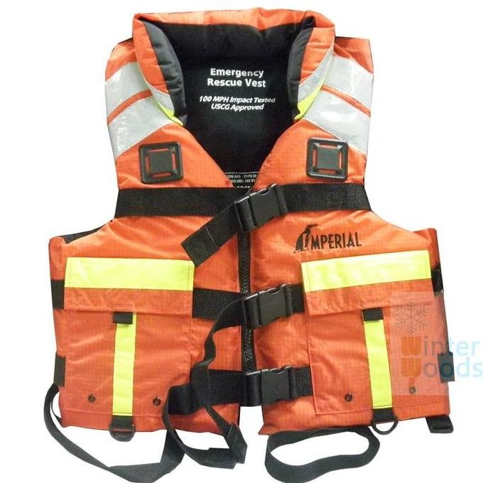 Life Jacket / Pelampung Imperial - Uscg Approved - Solas Reflective