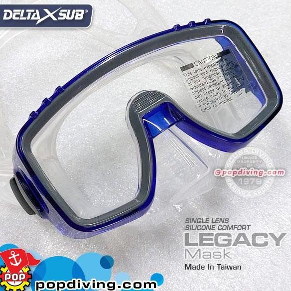 Delta Dakor Masker Kacamata Alat Selam Scuba Diving Snorkling Silikon