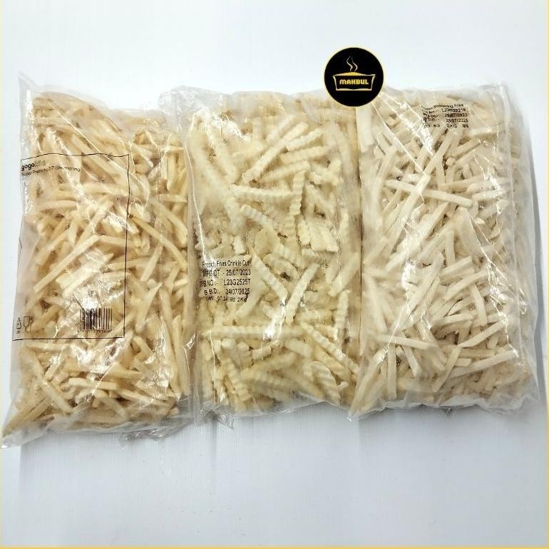 

[Kecil Gogokita Shoestring, Gogofries Crinkle 2Kg, Gogofries Shoestring 2Kg, Kentang Beku Goreng Ugi-113