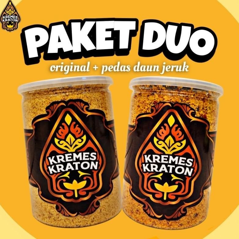 

Original Kremes Kraton -Paket DuoKremes Pedas Daun Jeruk + Kremes Original Or42