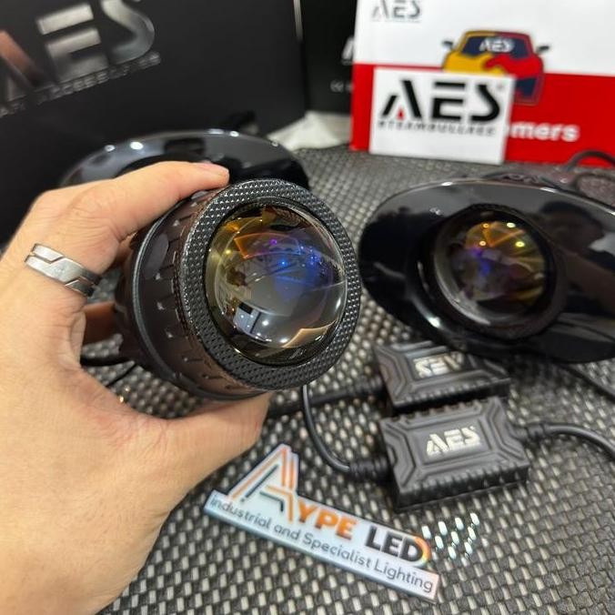 ORINAL AES PROJECTOR BILED FOGLAMP MINI 2 INCH FOGLAMP OVAL HONDA TOYOTA NON LASER DAN LASER | FOGLA